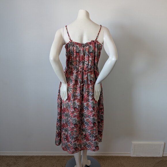 Mexx - Tropical Summer Midi Dress with Pockets - Size S - Picture 4 of 7